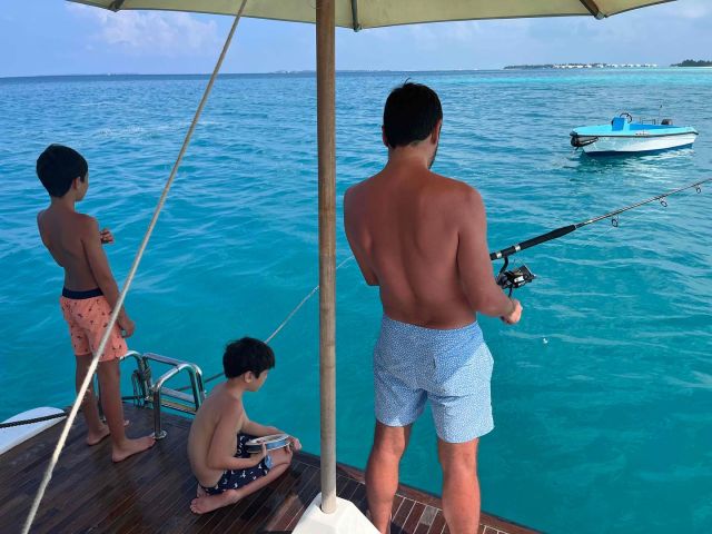 Family day out at sea !! Snorkeling 🤿 on different reef 🪸, desert island discovery, yummy lunch and some fishing 🎣 from the platform of the yacht 🛥️ 
It’s yes !! Yacht Fascination !! For your best family trips !! 

www.fascinationmaldives.com 

Email 📧 info@fascinationmaldives.com 

#fascination_maldives #yachtcharter #yachtcharters #maldivesyachtcharter #familyfun #familylife #yachtfamily #cruisearound #turquoisesea #desertislands #enjoylife