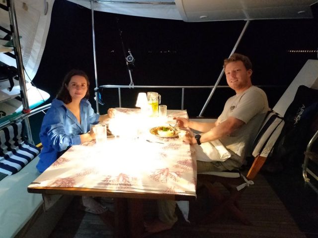 Romantic dinner 🍽️ for our honeymoon surfers 🏄‍♀️ !! 
Best way to spend your honeymoon on a private luxury yacht 🛥️ 
With the collaboration of Awave travel 

www.fascinationmaldives.com
email 📧 
info@fascinationmaldives.com

#surf #surfcharter #maldivessurfcharters #maldivessurftrip #traveltoexplore #traveltosurf #travelgram #surfinglife #surfing #surf_maldives #surfcokes #surfchick #honeymoon #yacht #yachtsurfinternational #usasurfer #takemesurfing #maldives #maldiv #maldivesislands #maldiveshoneymoon